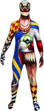 Morphsuit Scary Clown Maskeraddräkt - Large