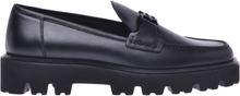 Loafers in black calfskin