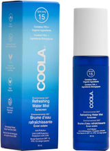 COOLA Refreshing Water Mist SPF15 Ansiktsmist med solfaktor, beskytter også mot blått lys og forurensning, 50ml - 50 ml