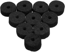 Ahead Jet Black Natural Wool Cymbal Felts(10 pack)