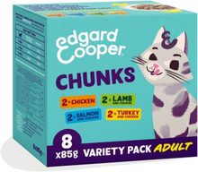 Edgard&Cooper Cat Adult Multipack Chunks in Gravy 8 x 85 g