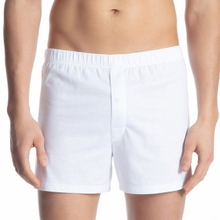 Calida Cotton Code Boxer Shorts With Fly Hvid bomuld Small Herre