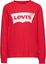 Levi's® Long Sleeve Batwing Tee Tops T-shirts Long-sleeved T-Skjorte Red Levi's