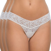 Hanky Panky Trusser 3P Low Rise Thong Hvid nylon One Size Dame