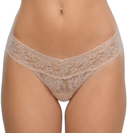 Hanky Panky Trusser Low Rise Thong Beige nylon One Size Dame