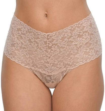 Hanky Panky Trusser Signature Lace Retro Thong Beige nylon One Size Dame