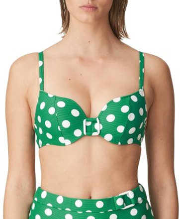 Marie Jo Rosalie Heart Shape Padded Bikini Top Grøn E 80 Dame