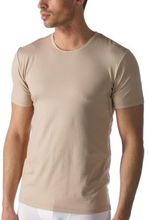 Mey Dry Cotton Functional Rounded Neck Shirt Beige Medium Herr
