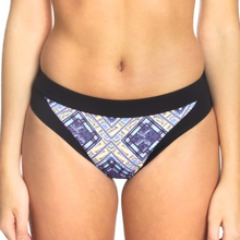 Sunseeker Tribe Attack Full Classic Bikini Panty Svart mønstret 38 Dame