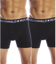 Muchachomalo 2P Cotton Stretch Basic Boxers Sort bomuld Small Herre