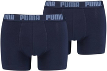 Puma 2P Basic Boxer Marineblå bomuld Medium Herre