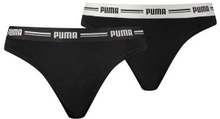 Puma Truser 2P Iconic Solid String Svart Small Dame