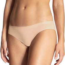 Calida Trusser Natural Comfort Brief Low Cut Beige bomuld Small Dame
