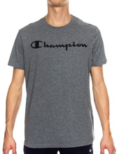 Champion Classics Men Crewneck T-shirt Grå bomuld Small Herre