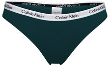 Calvin Klein Truser Carousel Bikini Mørkgrørnn bomull Small Dame