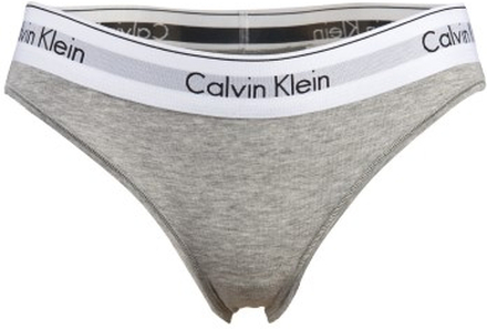 Calvin Klein Trusser Modern Cotton Bikini Gråmelerad Large Dame