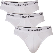 Calvin Klein 3P Cotton Stretch Hip Brief Hvid bomuld Small Herre