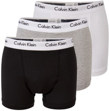 Calvin Klein 3P Cotton Stretch Trunks Flerfarvet bomuld Small Herre