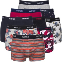 WESC 9P Mixpack Boxer Briefs Mixed bomull Small Herre