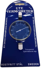 TERMOMETERFABRIKEN Thermometer In-/Outdoor Stainless Steel 75 mm