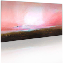 Handmålad tavla - Avlägsen horisont - 120x60 cm
