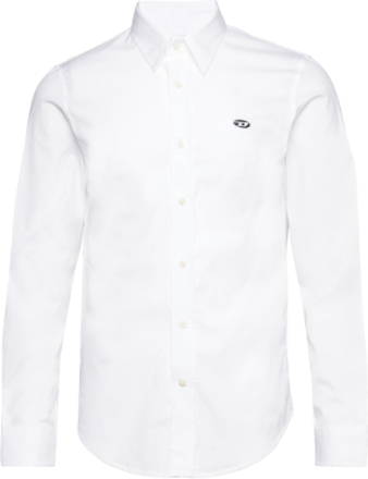 S-Benny-A Shirt Tops Shirts Casual White Diesel