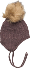 Nbfwrilla Wool Knit Hat Xxiii Accessories Headwear Hats Winter Hats Purple Name It