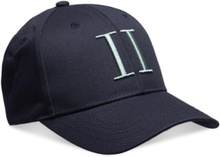 Encore Organic Baseball Cap Accessories Headwear Caps Marineblå Les Deux*Betinget Tilbud