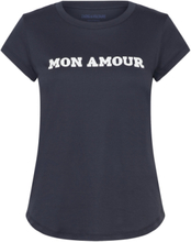 Woop Mon Amour T-shirts & Tops Short-sleeved Marineblå Zadig & Voltaire*Betinget Tilbud