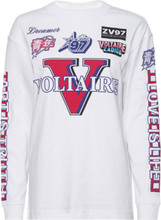 Noane Voltaire Multibadge Sweat-shirt Genser Hvit Zadig & Voltaire*Betinget Tilbud