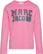 Long Sleeve T-Shirt T-shirts Long-sleeved T-shirts Rosa Little Marc Jacobs*Betinget Tilbud
