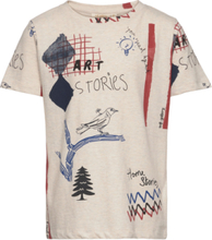 Sgbass Stories S_S Tee Tops T-Kortærmet Skjorte White Soft Gallery