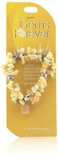 Fashion armband, nr. 11 Honing Jade - geel