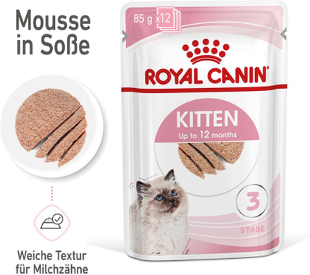 Royal Canin Kitten Mousse - 24 x 85 g