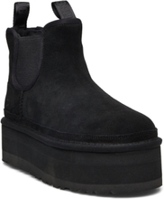 W Neumel Platform Chelsea Shoes Boots Ankle Boots Ankle Boots Flat Heel Black UGG