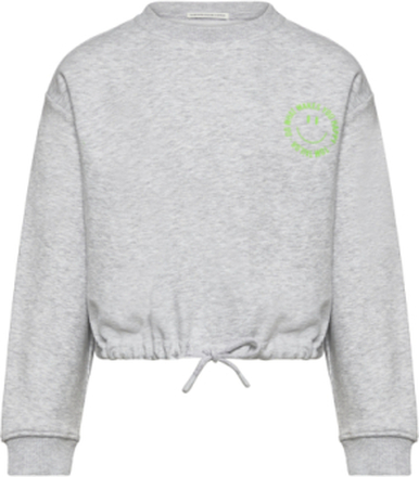 Smiley Sweatshirt Tops Sweatshirts & Hoodies Sweatshirts Grey Tom Tailor