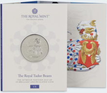 Sammlermünzen Reppa 5 Pound Royal Tudor Beasts Panther