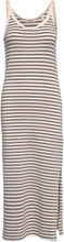 Containing Tencel™: Striped Dress Dresses T-shirt Dresses Multi/mønstret Esprit Casual*Betinget Tilbud
