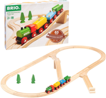 Brio® 65Th Anniversary Train Set Toys Toy Cars & Vehicles Toy Vehicles Train Accessories Multi/mønstret BRIO*Betinget Tilbud