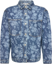 Tnflorana Denim Shirt Tops Shirts Long-sleeved Shirts Blue The New