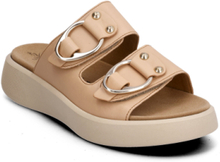 Slip-In Shoes Summer Shoes Flat Sandals Brun Gabor*Betinget Tilbud