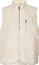 Ona Teddy Vest Vests Quilted Vests White A-View