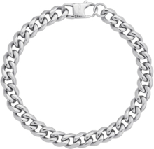 Clark Chain Bracelet Steel Accessories Jewellery Bracelets Chain Bracelets Sølv Edblad*Betinget Tilbud
