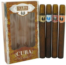 CUBA RED by Fragluxe - Gift Set -- Cuba Variety Set includes All Four 1.15 oz Sprays, Cuba Red, Cuba
