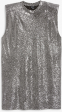 Sleeveless mini dress - Black