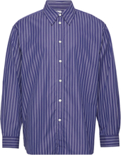 "Over D Button-Up Shirt Designers Shirts Casual Navy Hope"