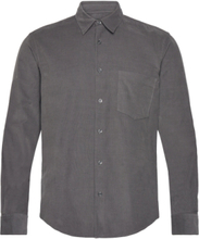 Dyed Baby Cord Sune Shirt Tops Shirts Casual Grey Mads Nørgaard