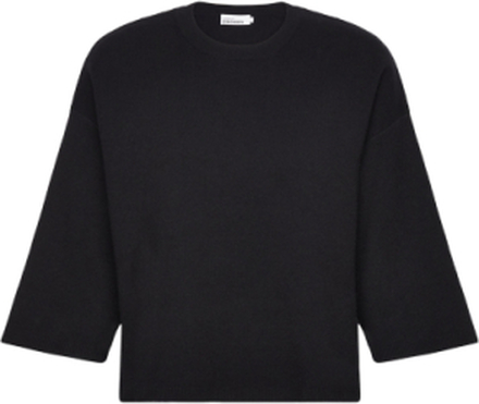 Doddiekb Knit Tee Tops T-shirts & Tops Long-sleeved Black Karen By Simonsen