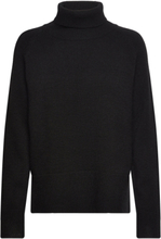 Sweater With High Neck Tops Knitwear Turtleneck Black Coster Copenhagen
