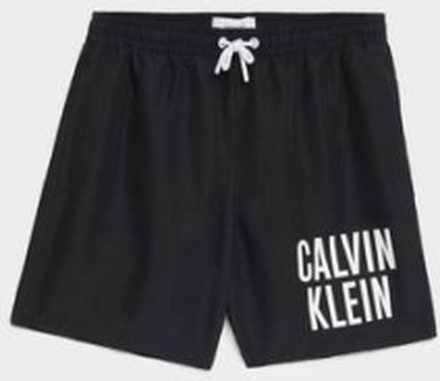 Calvin Klein Badshorts Medium Drawstring Svart